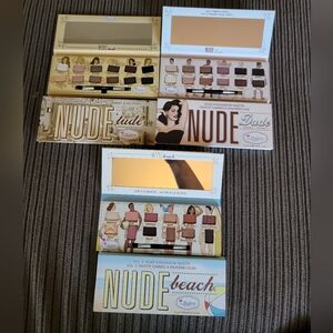 theBalm Nude Eyeshadow Palette Set Lot Of 3